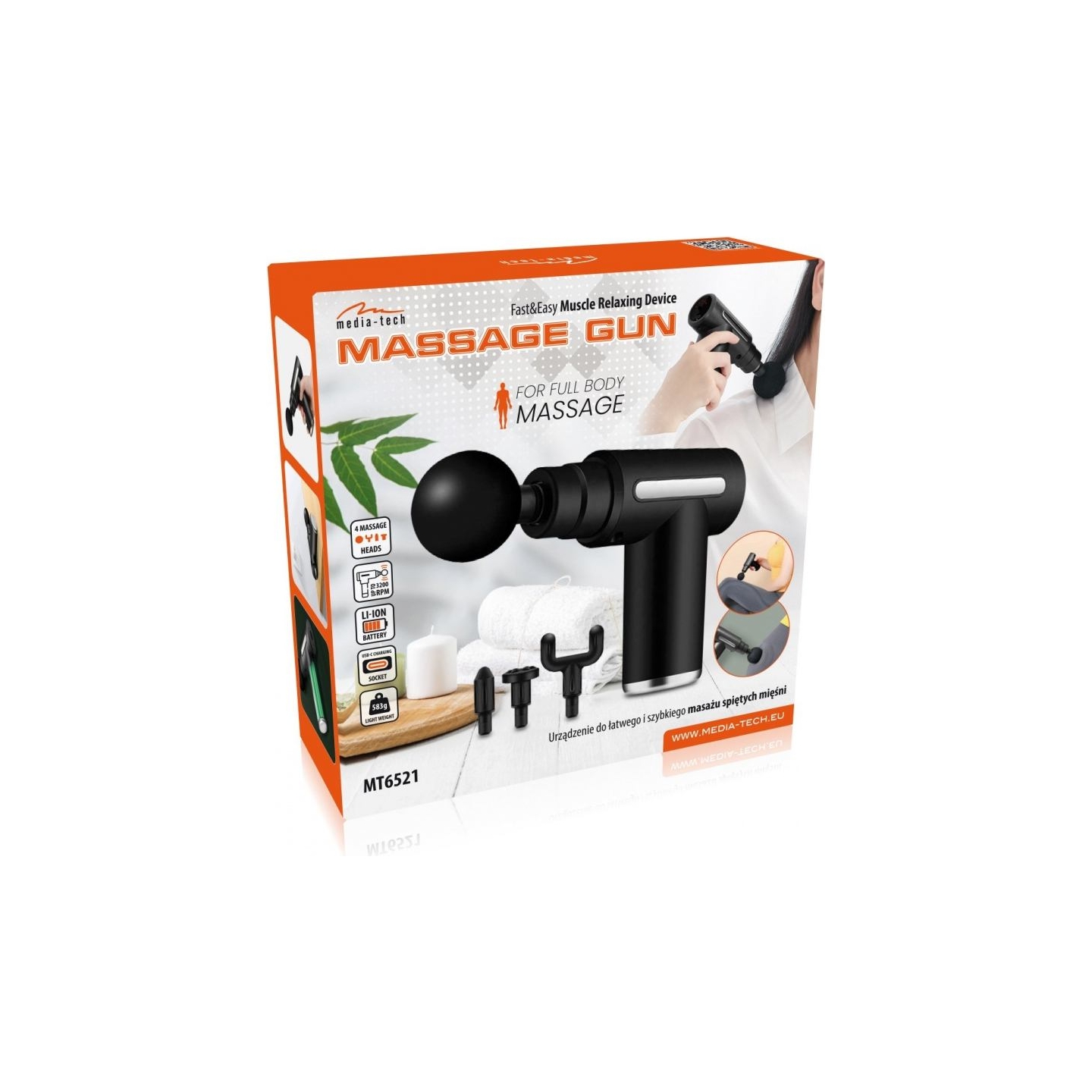 Media-Tech MT6521 Massage Gun