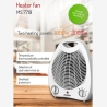 Mesko | Heater | MS 7719 | Fan heater | 2000 W | White