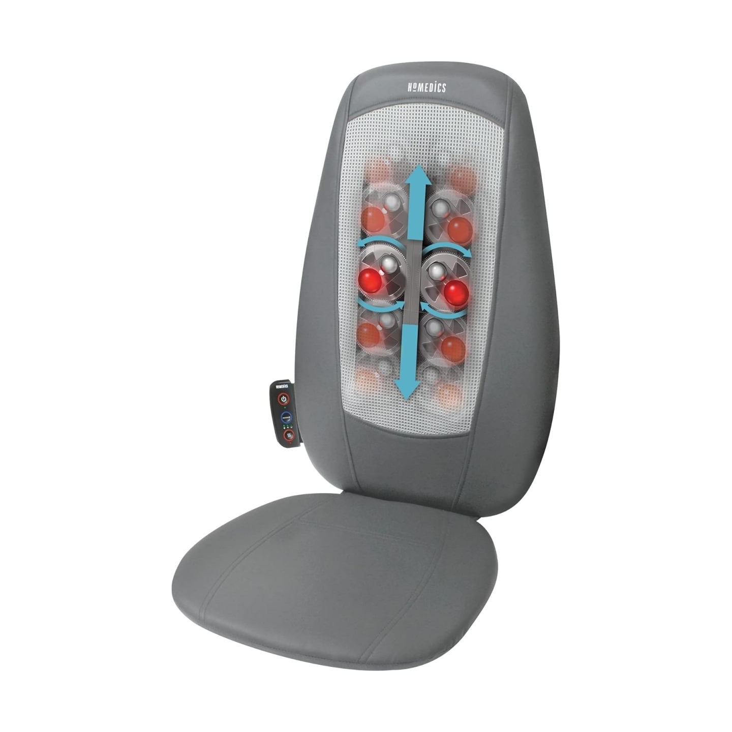 Homedics SBM-180H-EU Shiatsu Massage Chair for Back and Shoulders with Heat