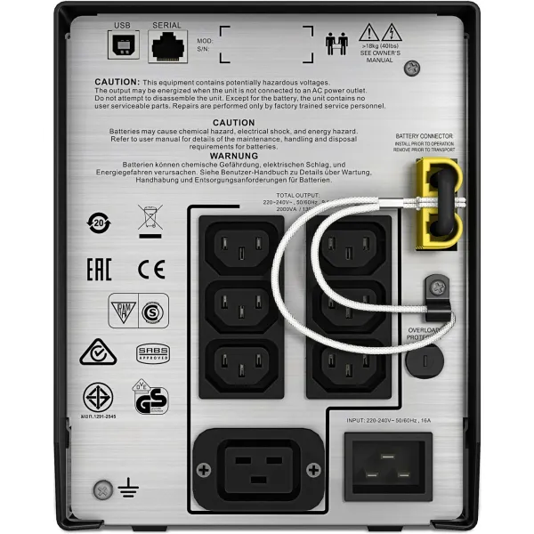 APC SMC2000I APC Smart-UPS C 2000VA LCD 230V