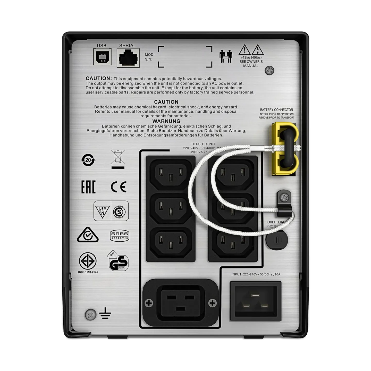 APC Smart-UPS C 2000VA LCD 230V / SMC2000I
