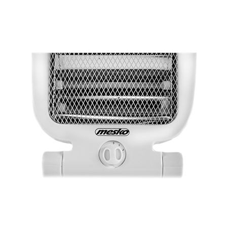 Mesko | Heater | MS 7710 | Halogen Heater | 800 W | Number of power levels 2 | White