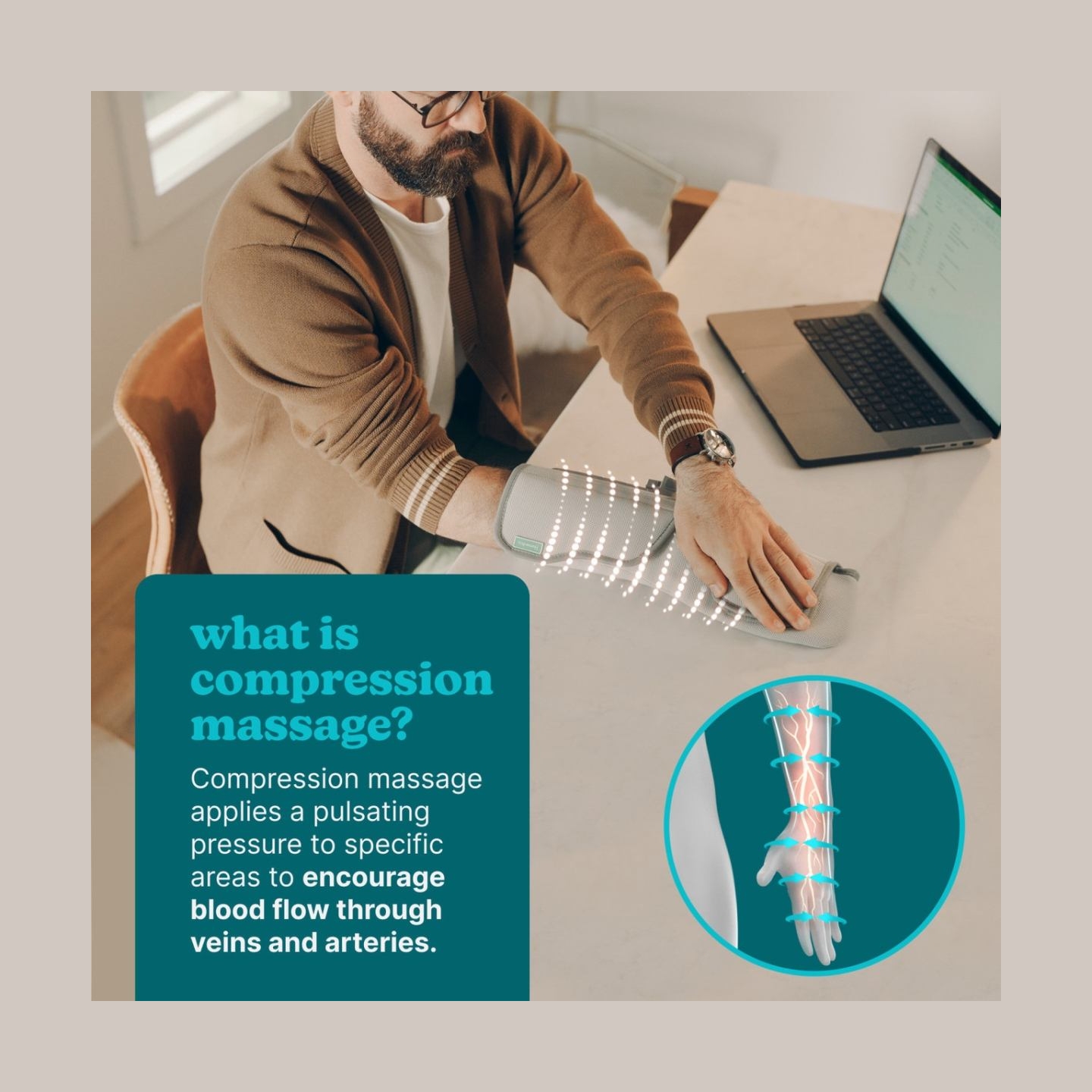Homedics SR-CMH10H-GY  Modulair Hand Wrap