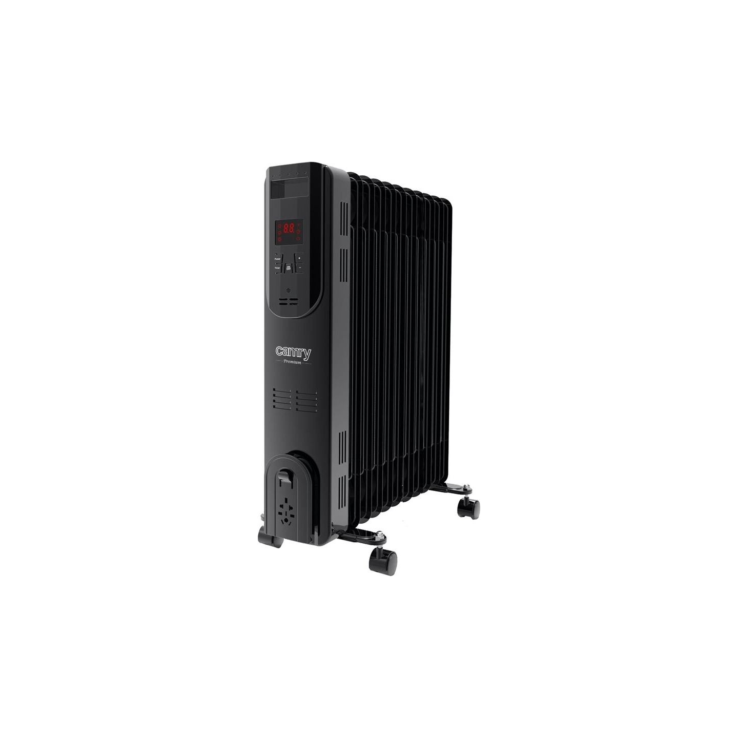 Camry | Heater | CR 7813 | Oil Filled Radiator | 2500 W | Number of power levels 3 | Black
