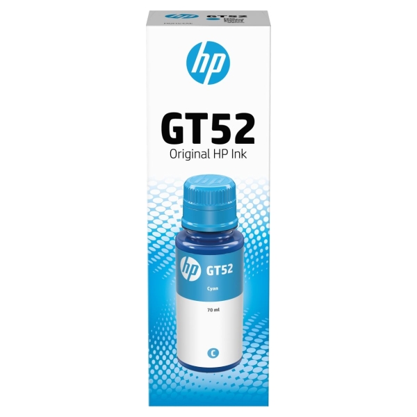 HP GT52 Original Ink Bottle Cyan