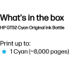 HP GT52 Original Ink Bottle Cyan