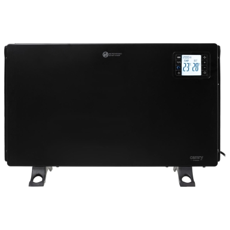 Camry Fan Heater with Remote Control | CR 7739 | Convection Heater | 2000 W | Number of power levels 3 (750W/1250W/2000W) | Blac