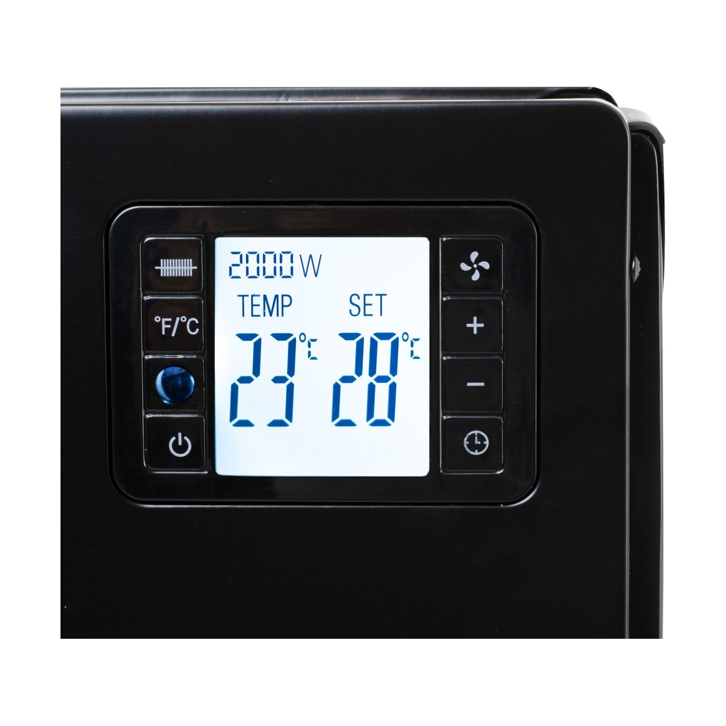 Camry Fan Heater with Remote Control | CR 7739 | Convection Heater | 2000 W | Number of power levels 3 (750W/1250W/2000W) | Blac