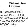 HP GT52 Yellow Ink Bottle - BOX DAMAGE - 8000 pages, for HP DeskJet GT series, Cronos / M0H56AE?/PACKAGE