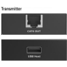 Digitus Category 6 UTP USB 2.0 Extender up to 150m, 4× USB-A up to 480 Mbps, 1× RJ45 (Gigabit Ethernet) - Kit (Receiver/Transmit
