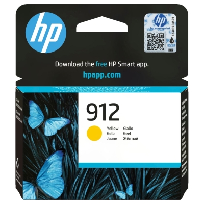 HP 912 Yellow Original Ink Cartridge / 3YL79AE