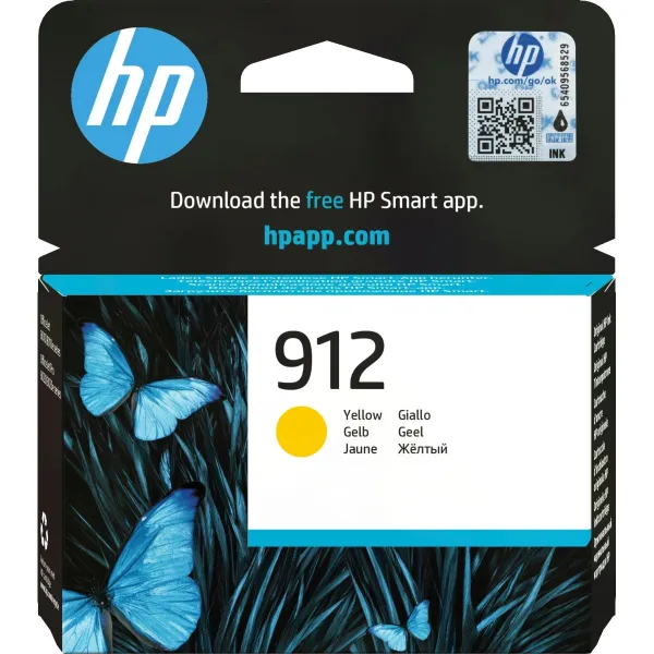 HP 912 Yellow Original Ink Cartridge / 3YL79AE
