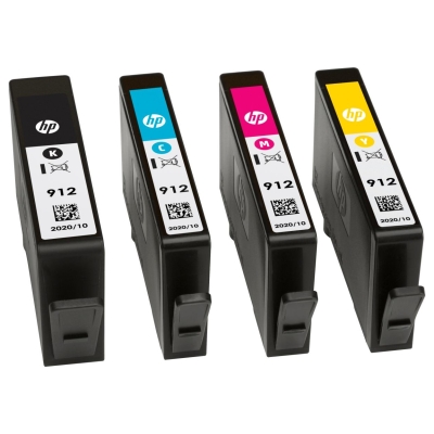 HP 912 Yellow Original Ink Cartridge / 3YL79AE