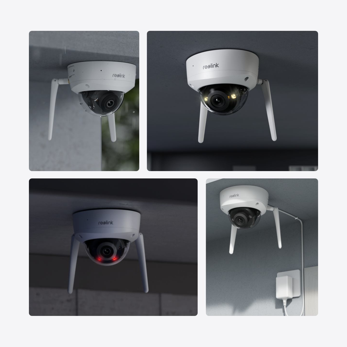 Reolink | 4K Ultra HD IK10 Vandal-Proof Camera | W437 | Dome | 8 MP | 2.7-13.5mm | IP67 | H.265 | Micro SD, Max. 512 GB