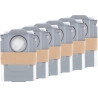 Roborock Vacuum Cleaner Accessory|ROBOROCK|Disposable Dust Bag 6pcs|White|For Qrevo/Qrevo MaxV/S8 MaxV Ultra/S8 Max Ultra/Qrevo 