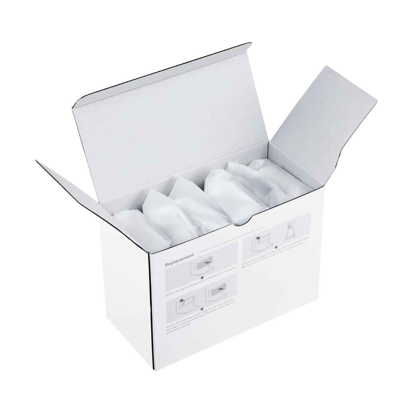 Roborock Vacuum Cleaner Accessory|ROBOROCK|Disposable Dust Bag 6pcs|White|For Qrevo/Qrevo MaxV/S8 MaxV Ultra/S8 Max Ultra/Qrevo 