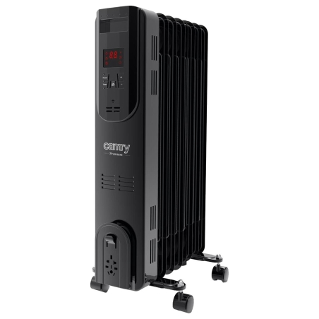 Camry | Oil-Filled Radiator with Remote Control | CR 7812 | Oil Filled Radiator | 1500 W | Number of power levels 3 | Black