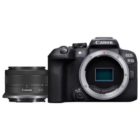 Canon | D.CAM EOS R10 RF-S 18-45 IS STM EU26 | Megapixel 24.2 MP | Image stabilizer | ISO sensitivity (max) 32000 | Wi-Fi | Vide