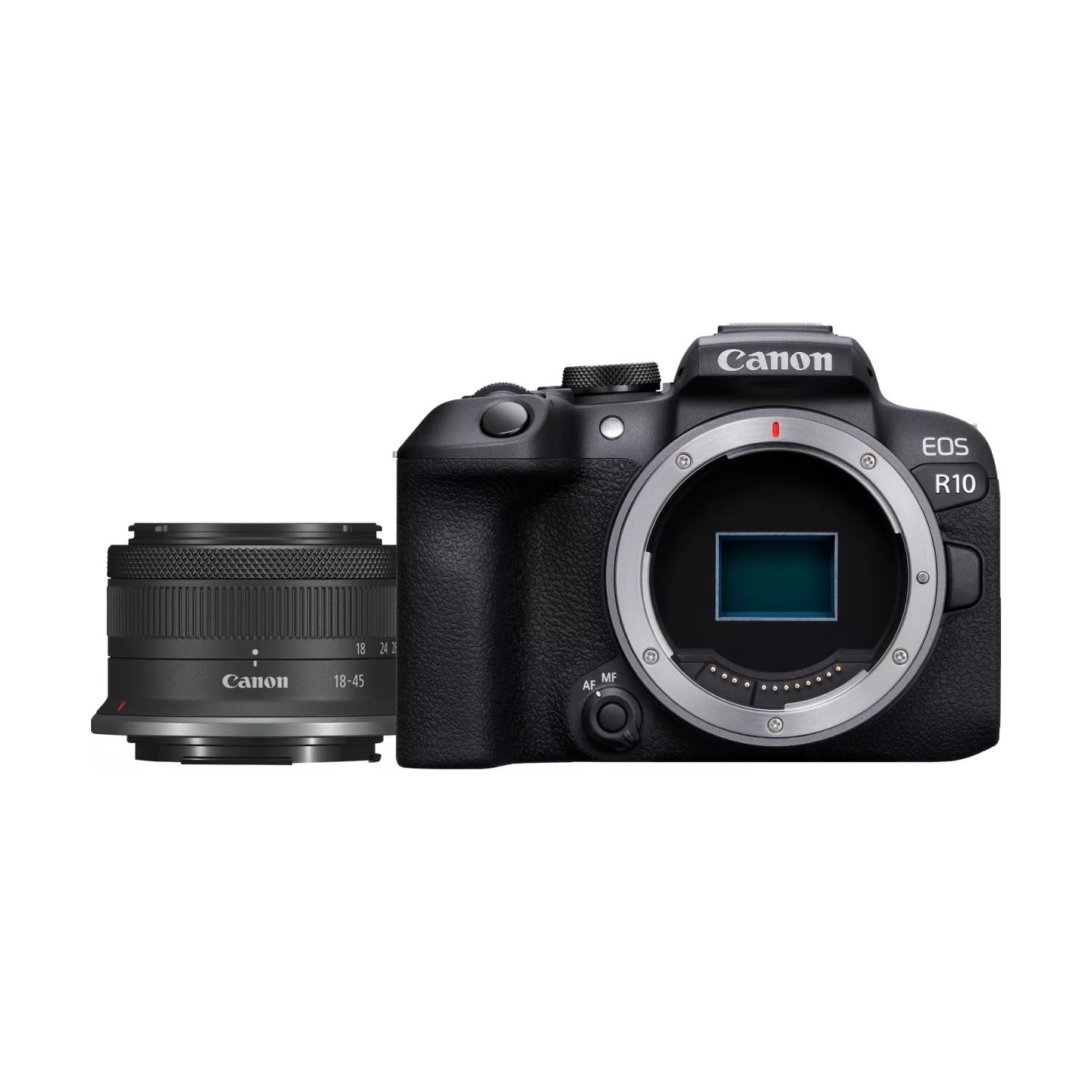 Canon | D.CAM EOS R10 RF-S 18-45 IS STM EU26 | Megapixel 24.2 MP | Image stabilizer | ISO sensitivity (max) 32000 | Wi-Fi | Vide