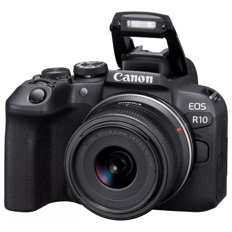 Canon | D.CAM EOS R10 RF-S 18-45 IS STM EU26 | Megapixel 24.2 MP | Image stabilizer | ISO sensitivity (max) 32000 | Wi-Fi | Vide