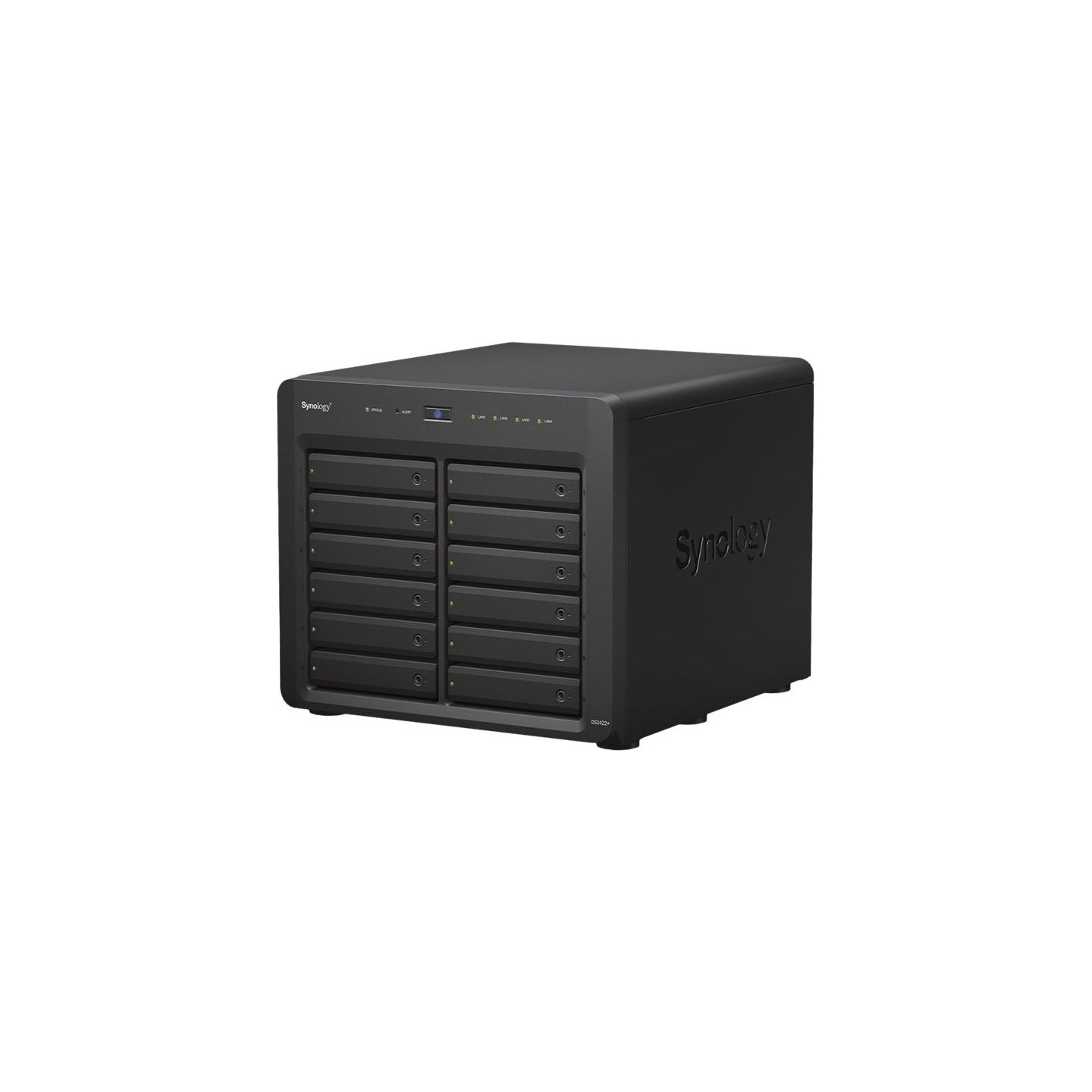 Synology Server NAS DS2422+ 12x0HDD AMD Ryzen V1500B 4x2,2Ghz 4GB RAM 4x1GbE 2xUSB 3Y