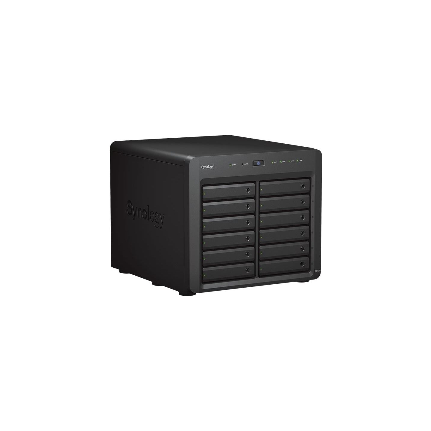 Synology Server NAS DS2422+ 12x0HDD AMD Ryzen V1500B 4x2,2Ghz 4GB RAM 4x1GbE 2xUSB 3Y