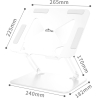 Media-Tech MT2661W Laptop Stand for 10-17 inch White