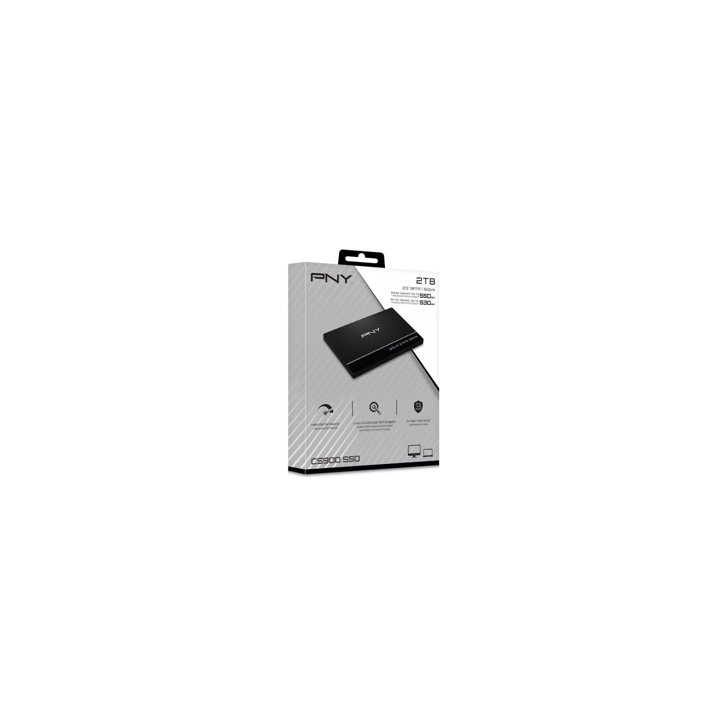 PNY SSD 2TB 2,5 SATA3 SSD7CS900-2TB-RB