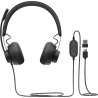 Logitech HEADSET ZONE WIRED/DARK GREY 981-000875 LOGITECH