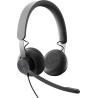 Logitech HEADSET ZONE WIRED/DARK GREY 981-000875 LOGITECH