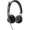 Logitech HEADSET ZONE WIRED/DARK GREY 981-000875 LOGITECH
