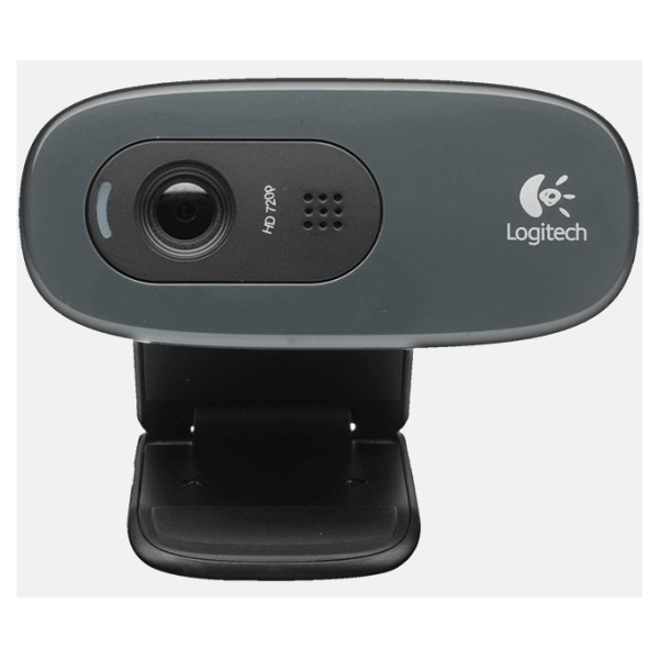 Logitech C270 HD Webcam - BLACK - USB
