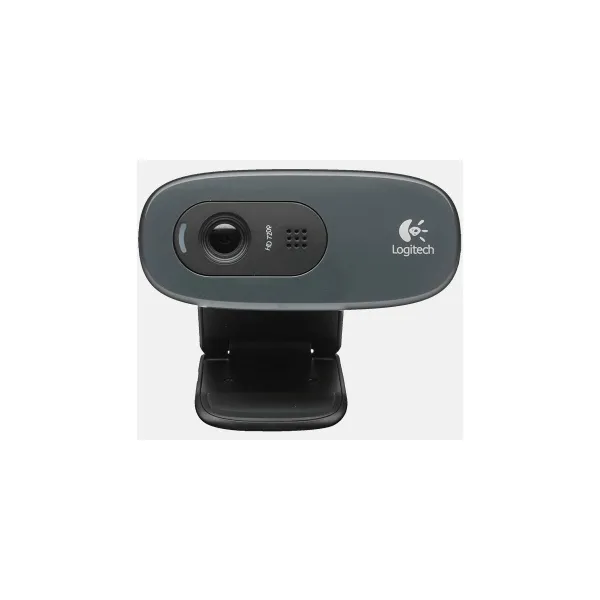 Logitech C270 HD Webcam - BLACK - USB