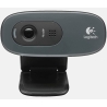 Logitech C270 HD Webcam - BLACK - USB
