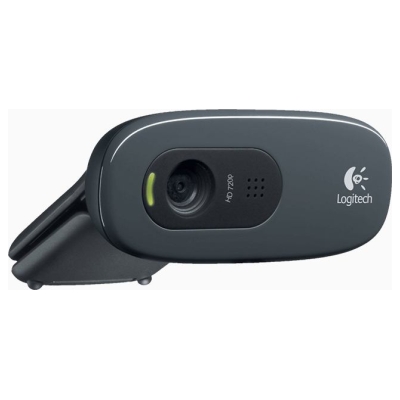 Logitech HD Webcam C270, Web camera colour, 1280 x 720, audio, USB 2.0 / 960-001063