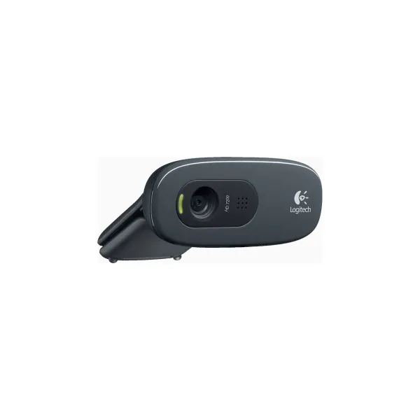 Logitech C270 HD Webcam - BLACK - USB
