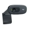 Logitech C270 HD Webcam - BLACK - USB