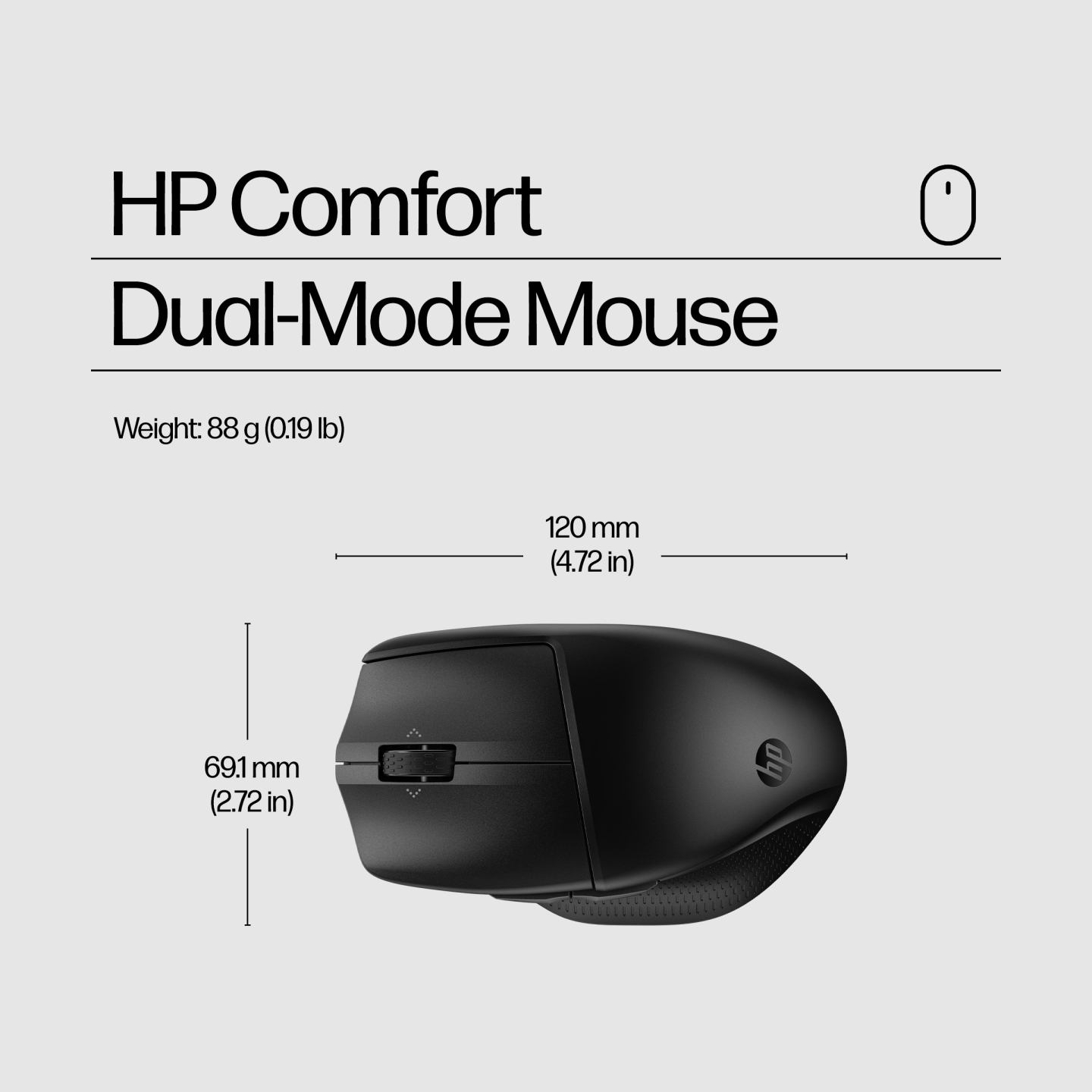 HP 685 CFT Dual-Mode Mouse SmartBuy