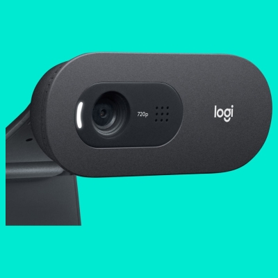 Logitech C505 HD Webcam with Long Range Microphone / 960-001364