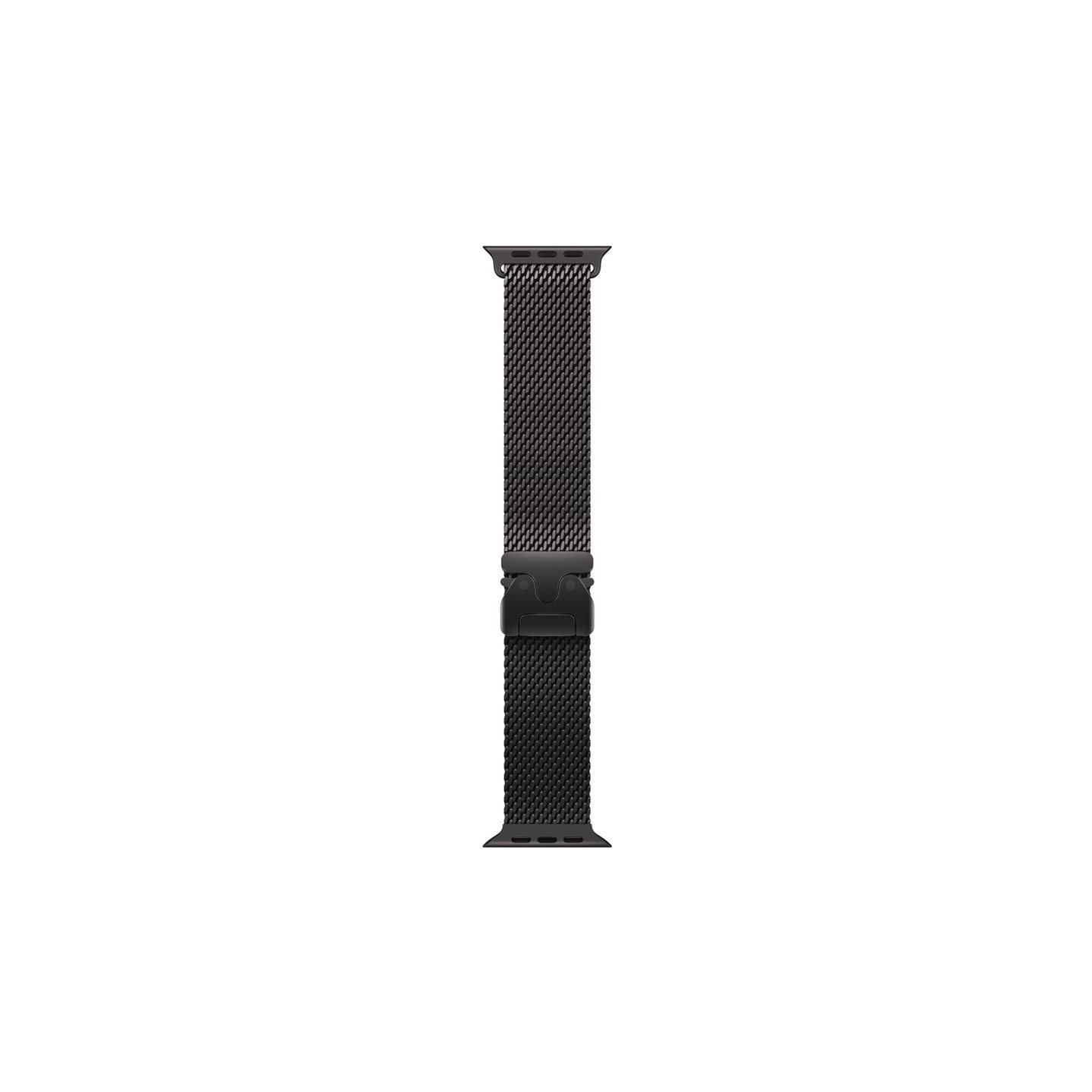 Apple 49mm Black Titanium Milanese Loop - Medium
