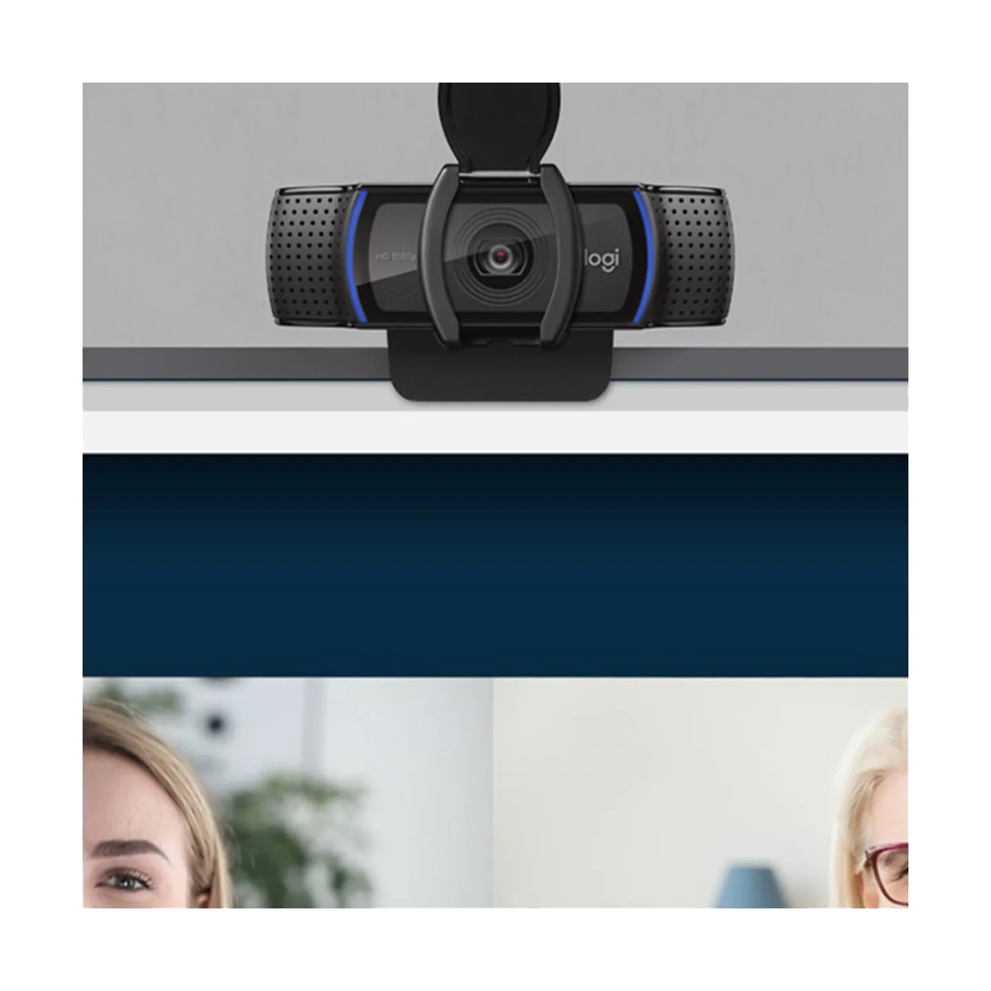 Logitech C920S Pro HD Webcam - BLACK - USB
