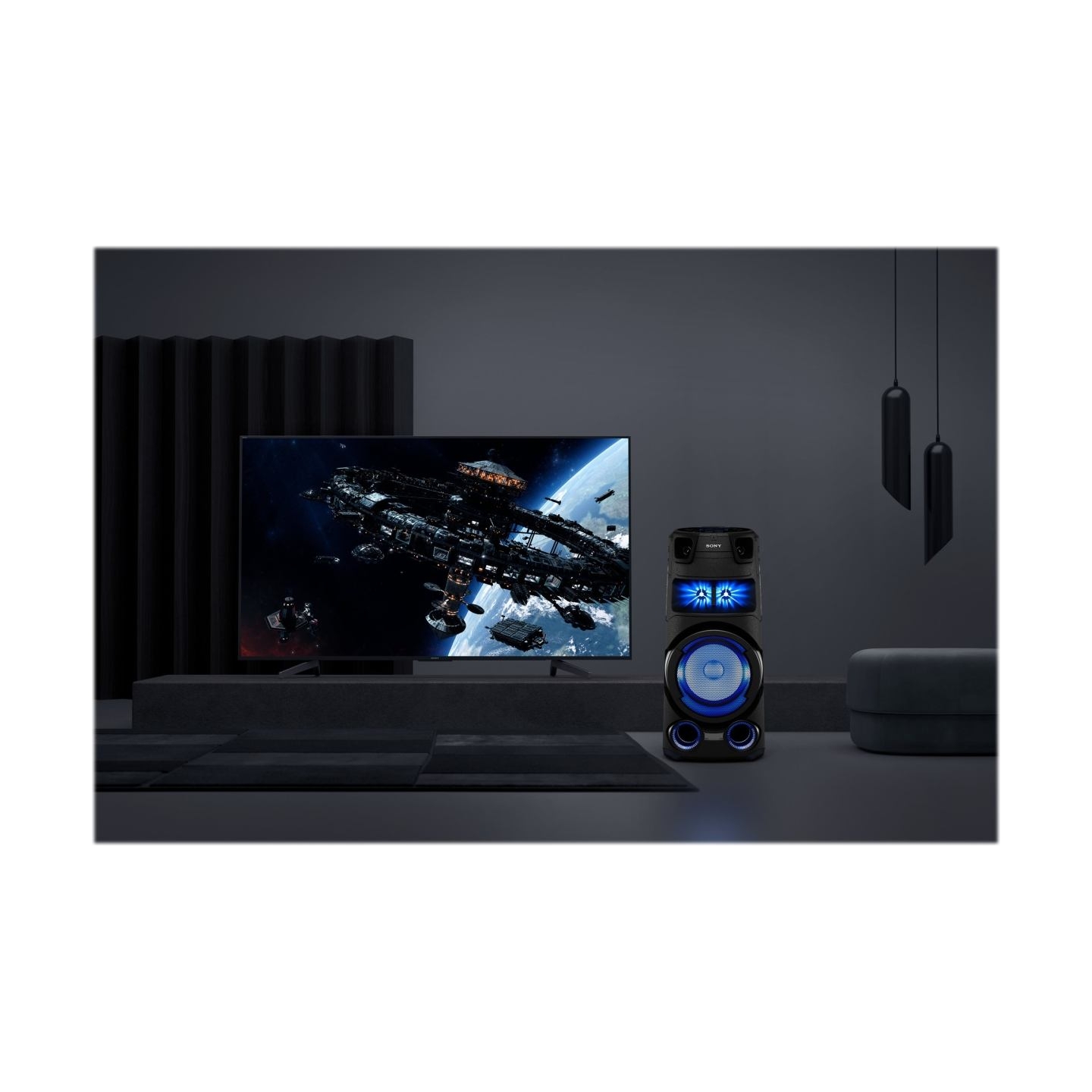 Sony | High Power Audio System | MHC-V73D | USB port | Wi-Fi | Bluetooth | FM radio | Near Field Communication (NFC) | Wireless 