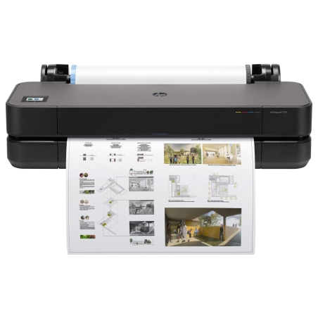 HP DesignJet T230 Printer/Plotter 2025 edition - 24" Roll/A4,A3,A2,A1 Color Ink, Sheet Feeder, Auto Horizontal Cutter, LAN, WiFi