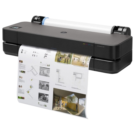 HP DesignJet T230 Printer/Plotter 2025 edition - 24" Roll/A4,A3,A2,A1 Color Ink, Sheet Feeder, Auto Horizontal Cutter, LAN, WiFi
