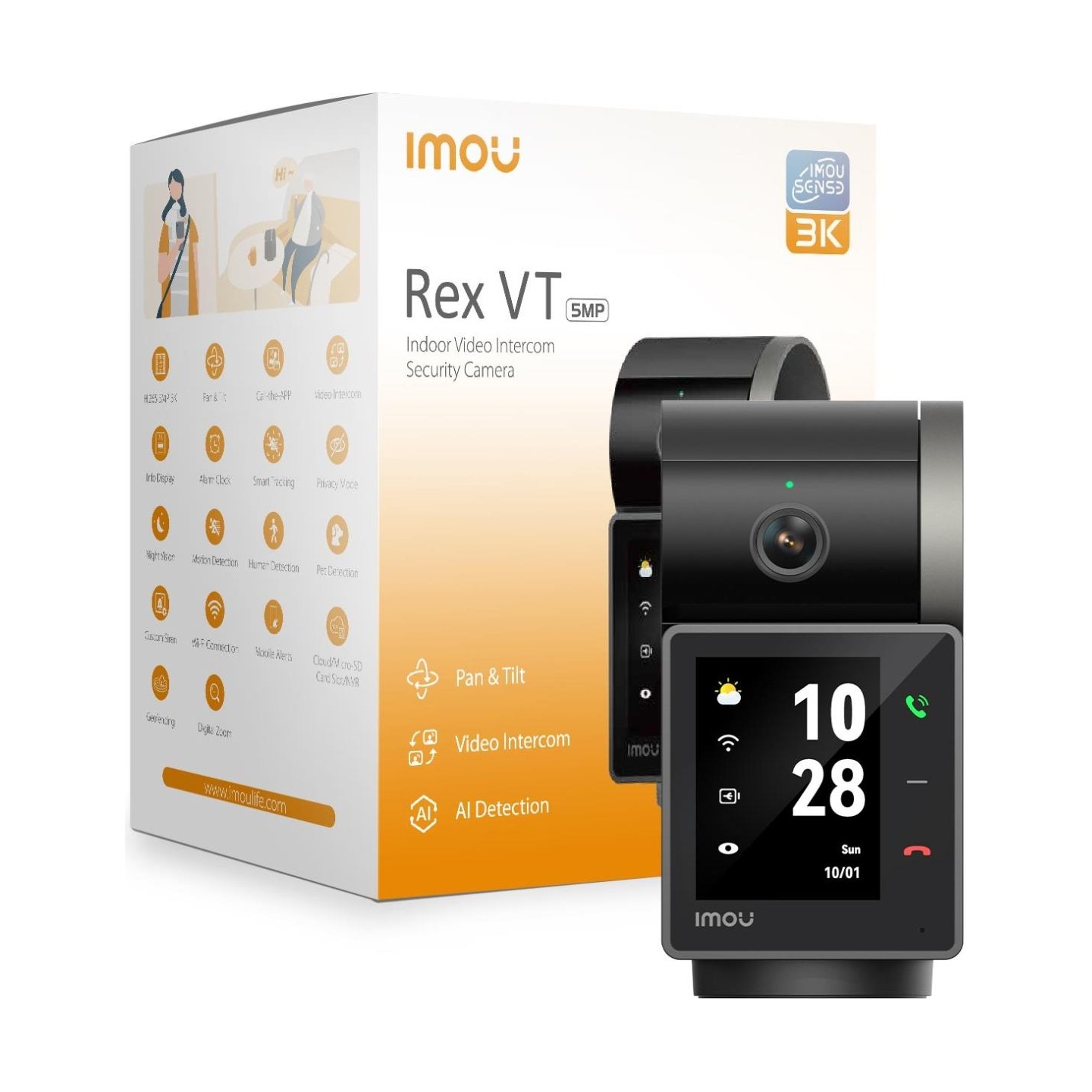 Imou WRL CAMERA 5MP REX VT/IPC-S2VBP-5M0WR IMOU