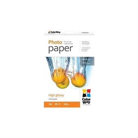Colorway Photo Paper 20 pc. | PG230020A4 | Glossy | 230 g/m² | A4