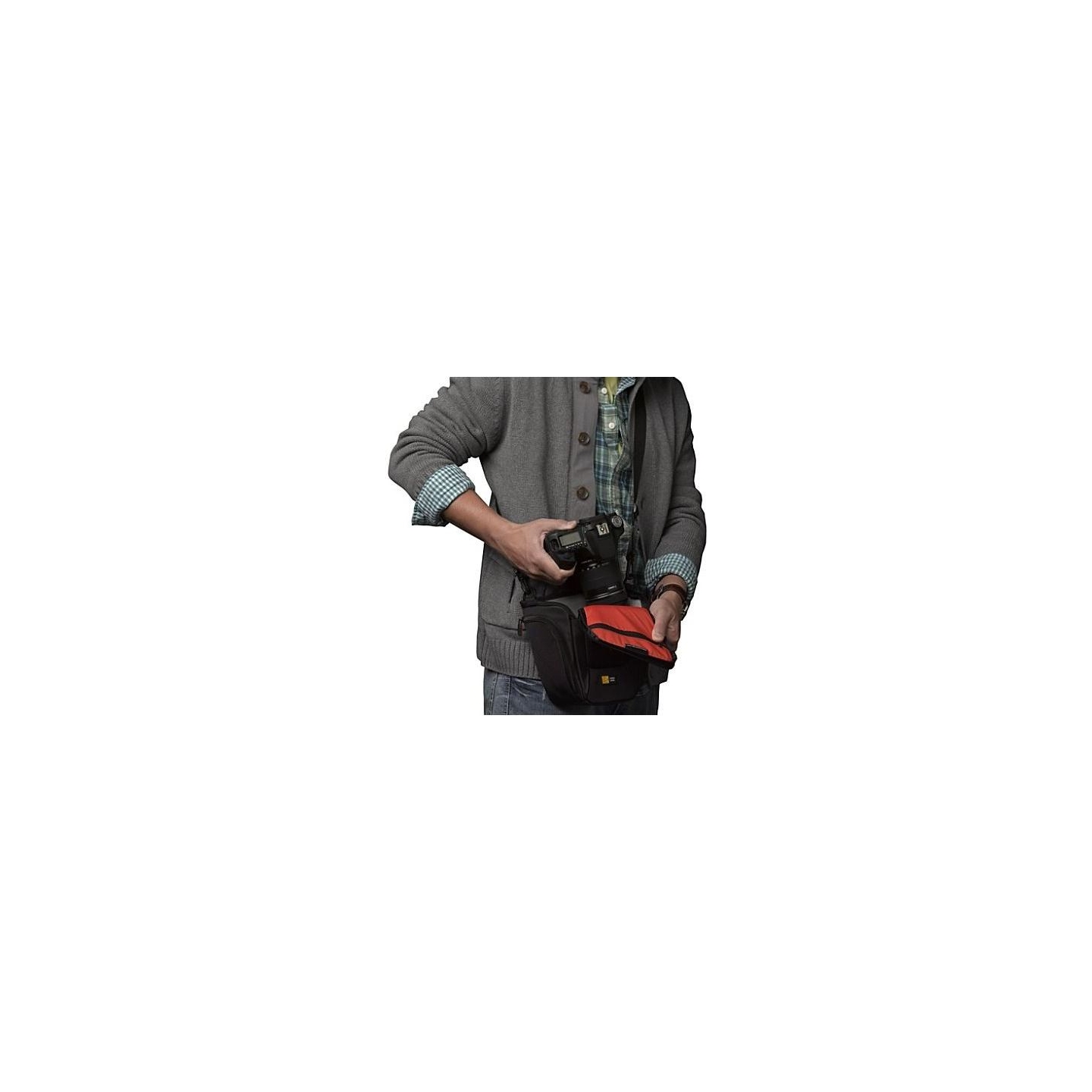 Case Logic | DCB-306 SLR Camera Bag | Black | * Designed to fit an SLR camera with standard zoom lens attached * Internal zipper