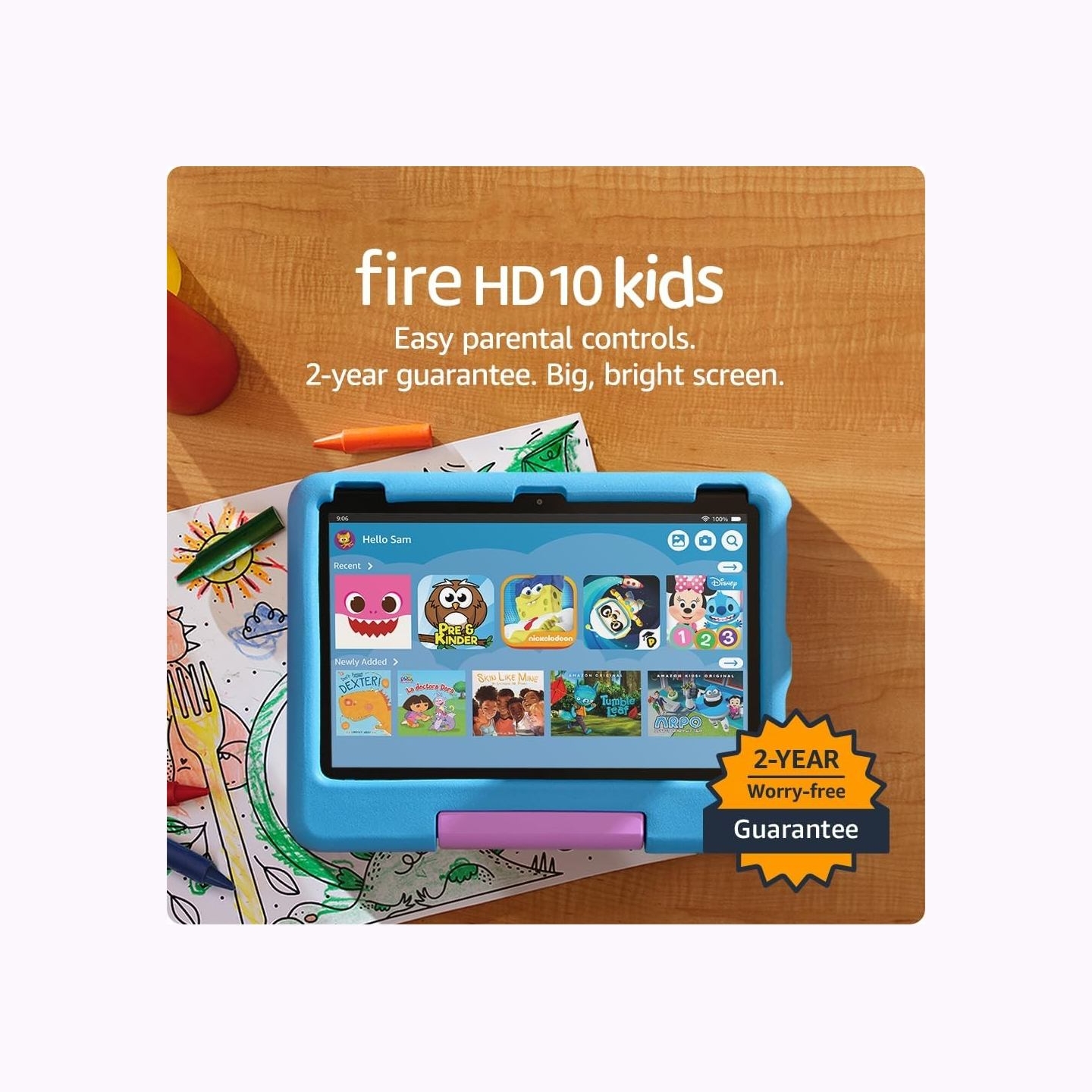 Amazon Fire HD10 Kids 13 Gen 32GB 10,1 Blue