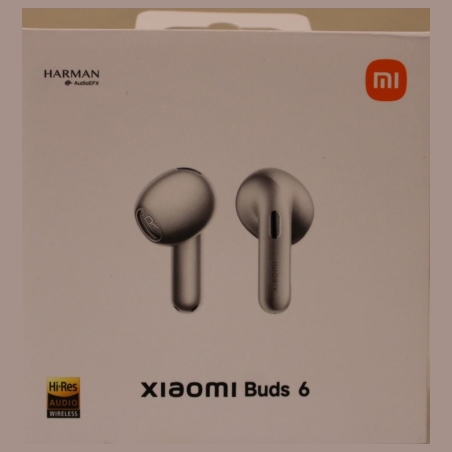 Xiaomi Buds 6, Titan Gray |  | Xiaomi Buds 6 | Bluetooth | Semi‑in‑ear | Microphone | Titan Gray | Noise canceling | DEMO | Warr
