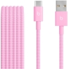 Apple USB-A to USB-C Woven Cable (1.5m) - Power Pink | Apple